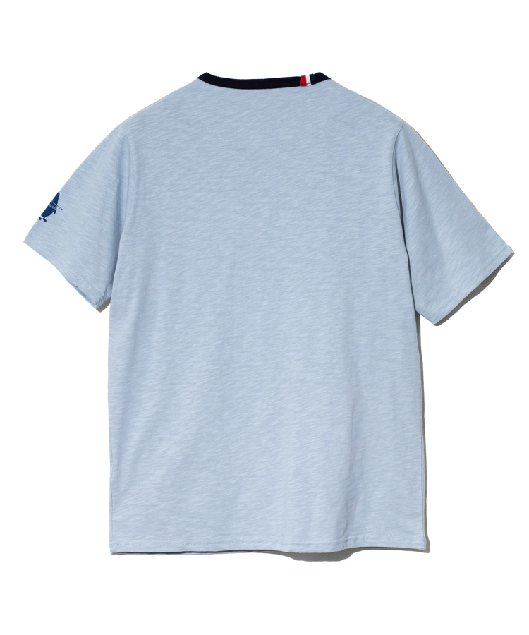 go slow caravan(ゴースローキャラバン) |【GSC別注】ESPACE VERT/エスパスヴェール ペンギンリンガー プリント S/S TEE (MENS)