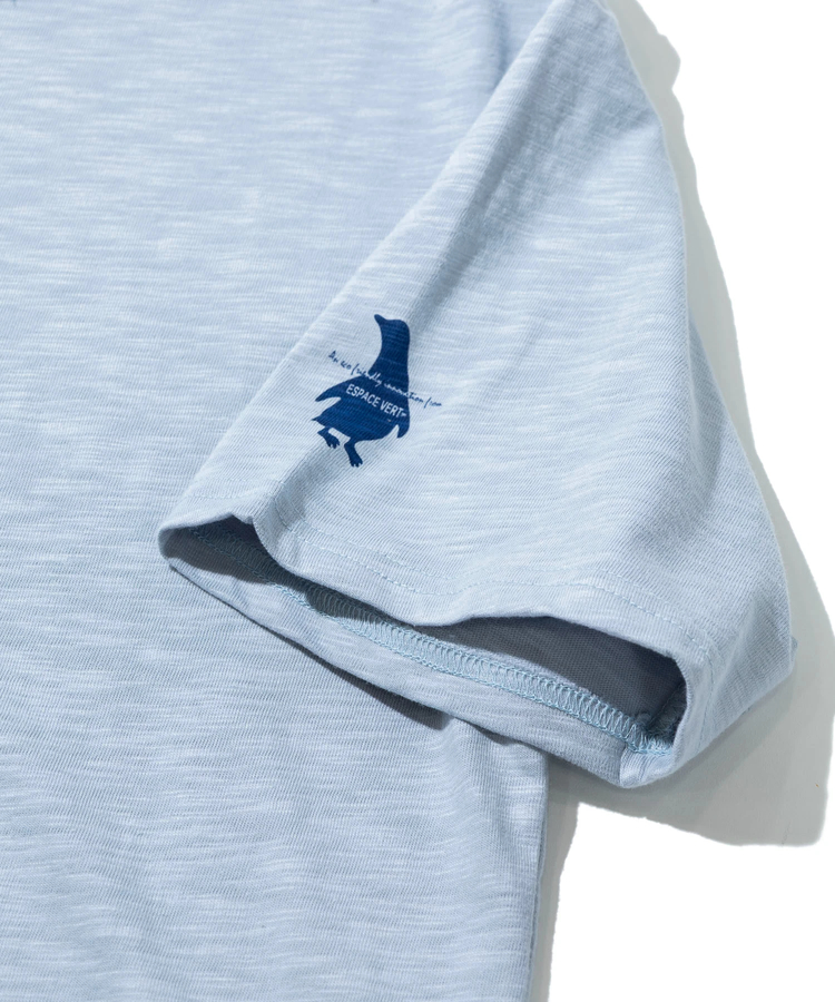 go slow caravan(ゴースローキャラバン) |【GSC別注】ESPACE VERT/エスパスヴェール ペンギンリンガー プリント S/S TEE (MENS)