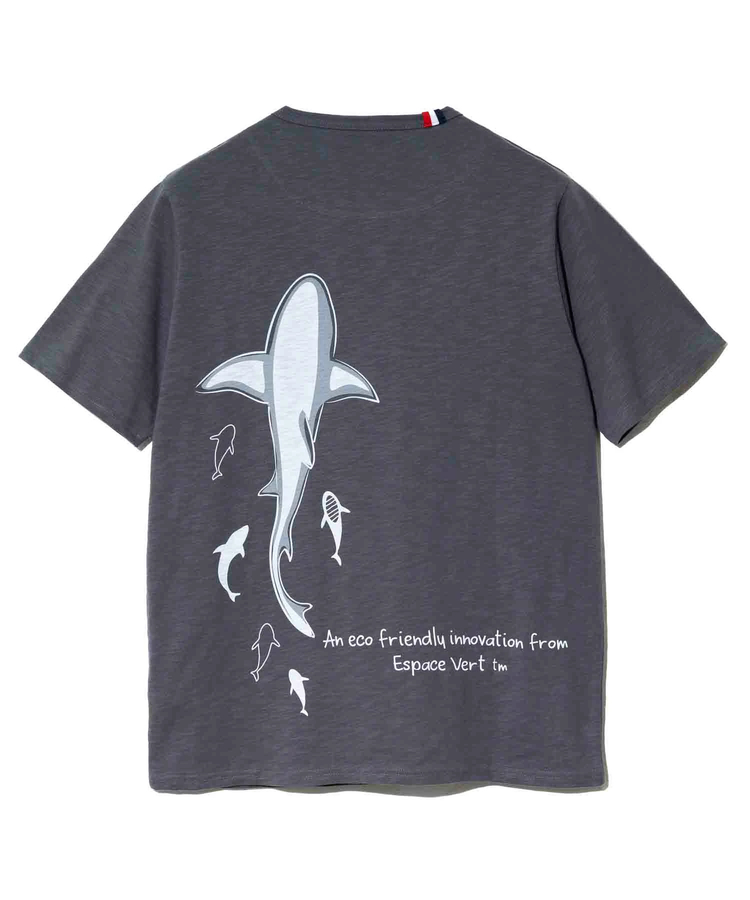 go slow caravan(ゴースローキャラバン) |【GSC別注】ESPACE VERT/エスパスヴェール サメ プリント S/S ポケTEE (MENS)