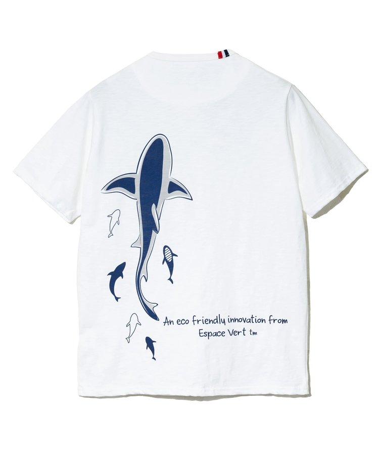 go slow caravan(ゴースローキャラバン) |【GSC別注】ESPACE VERT/エスパスヴェール サメ プリント S/S ポケTEE (MENS)