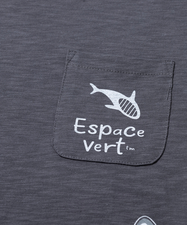 go slow caravan(ゴースローキャラバン) |【GSC別注】ESPACE VERT/エスパスヴェール サメ プリント S/S ポケTEE (MENS)