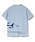 go slow caravan(ゴースローキャラバン) |【GSC別注】ESPACE VERT/エスパスヴェール サメ プリント S/S ジャガードポケTEE (MENS)