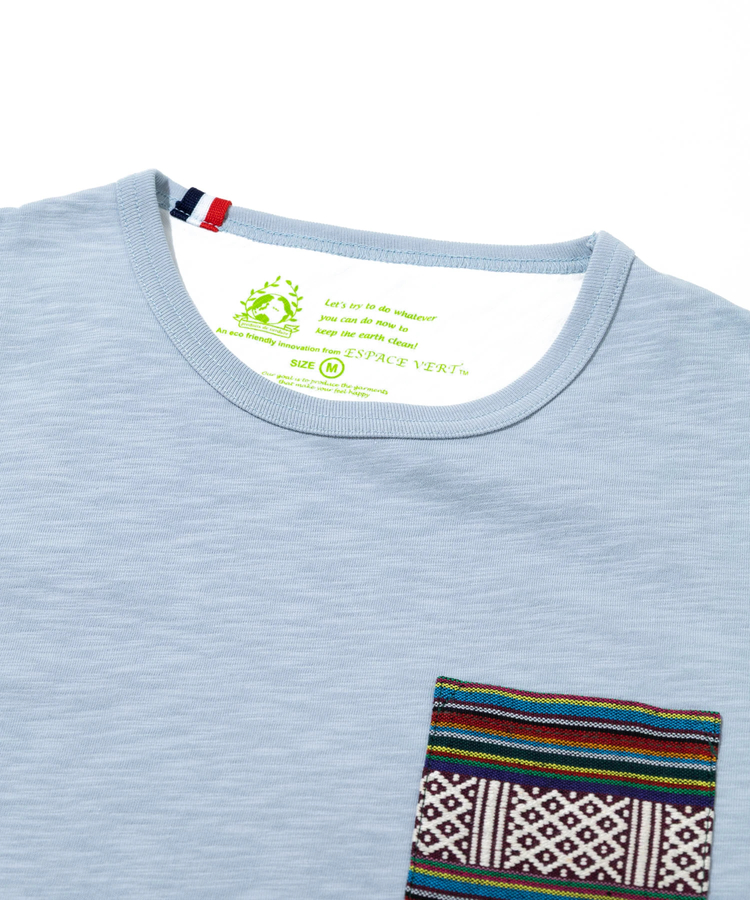 go slow caravan(ゴースローキャラバン) |【GSC別注】ESPACE VERT/エスパスヴェール サメ プリント S/S ジャガードポケTEE (MENS)