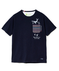 go slow caravan(ゴースローキャラバン) |【GSC別注】ESPACE VERT/エスパスヴェール クジラ プリント S/S ジャガードポケTEE (MENS)