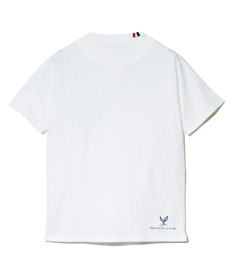 go slow caravan(ゴースローキャラバン) |【GSC別注】ESPACE VERT/エスパスヴェール クジラ プリント S/S ジャガードポケTEE (MENS)