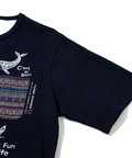 go slow caravan(ゴースローキャラバン) |【GSC別注】ESPACE VERT/エスパスヴェール クジラ プリント S/S ジャガードポケTEE (MENS)
