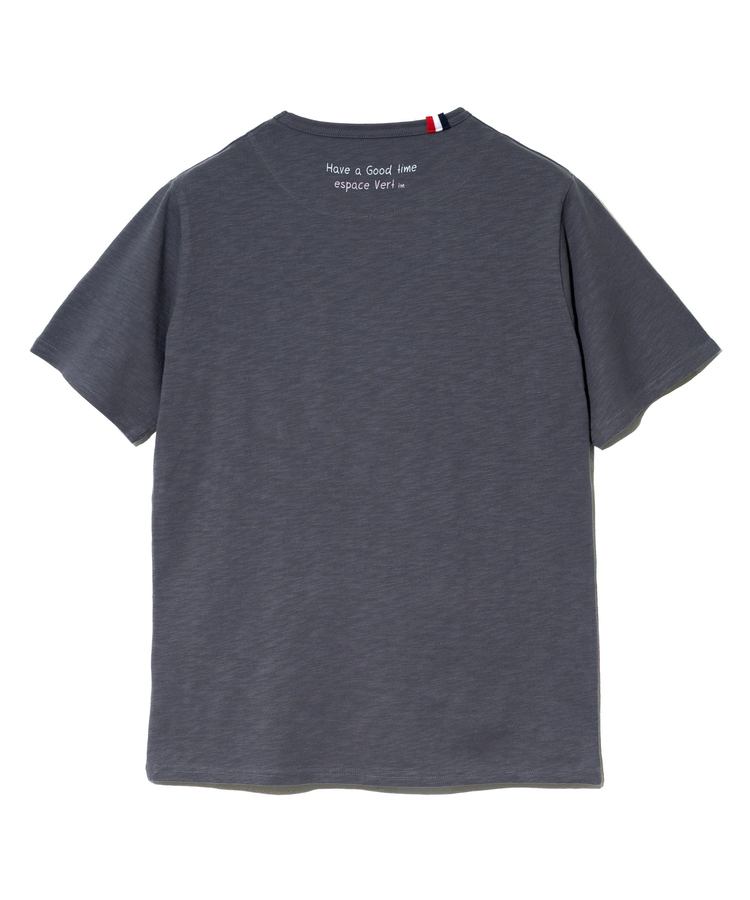 go slow caravan(ゴースローキャラバン) |【GSC別注】ESPACE VERT/エスパスヴェール ペンギン プリント S/S ジャガードポケTEE (MENS)