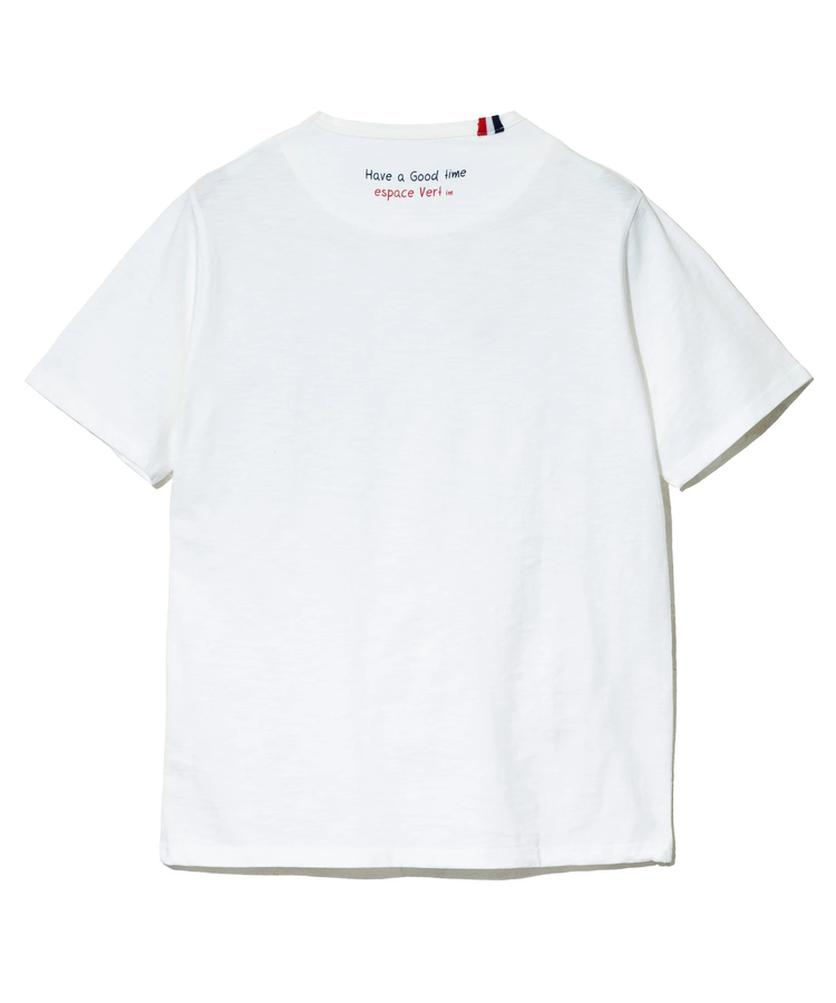 go slow caravan(ゴースローキャラバン) |【GSC別注】ESPACE VERT/エスパスヴェール ペンギン プリント S/S ジャガードポケTEE (MENS)