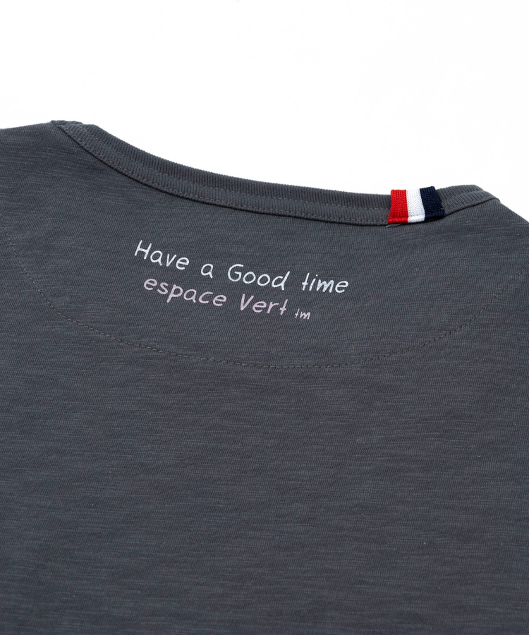 go slow caravan(ゴースローキャラバン) |【GSC別注】ESPACE VERT/エスパスヴェール ペンギン プリント S/S ジャガードポケTEE (MENS)