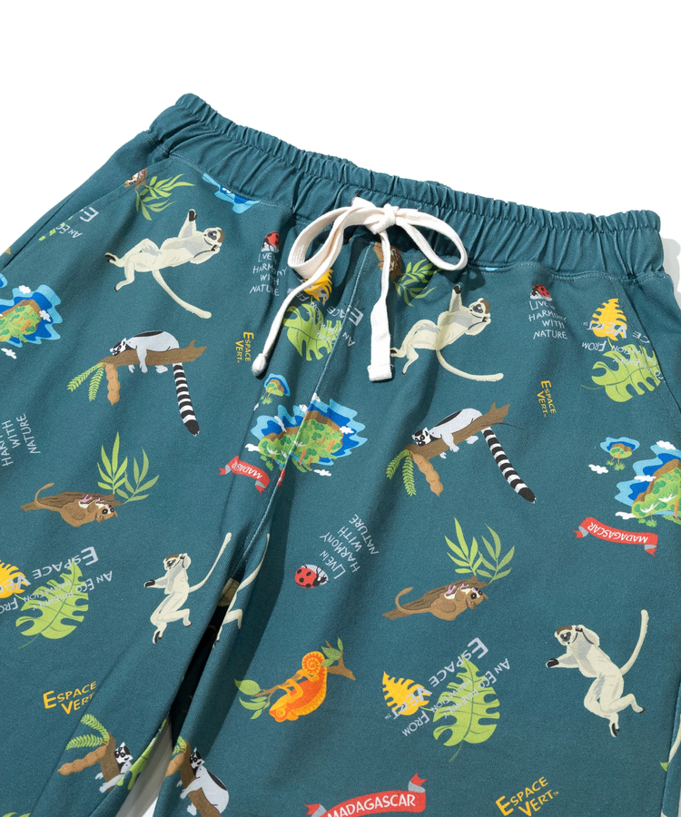go slow caravan(ゴースローキャラバン) |【GSC別注】ESPACE VERT/エスパスヴェール 総柄マダガスカル ショートパンツ (MENS)