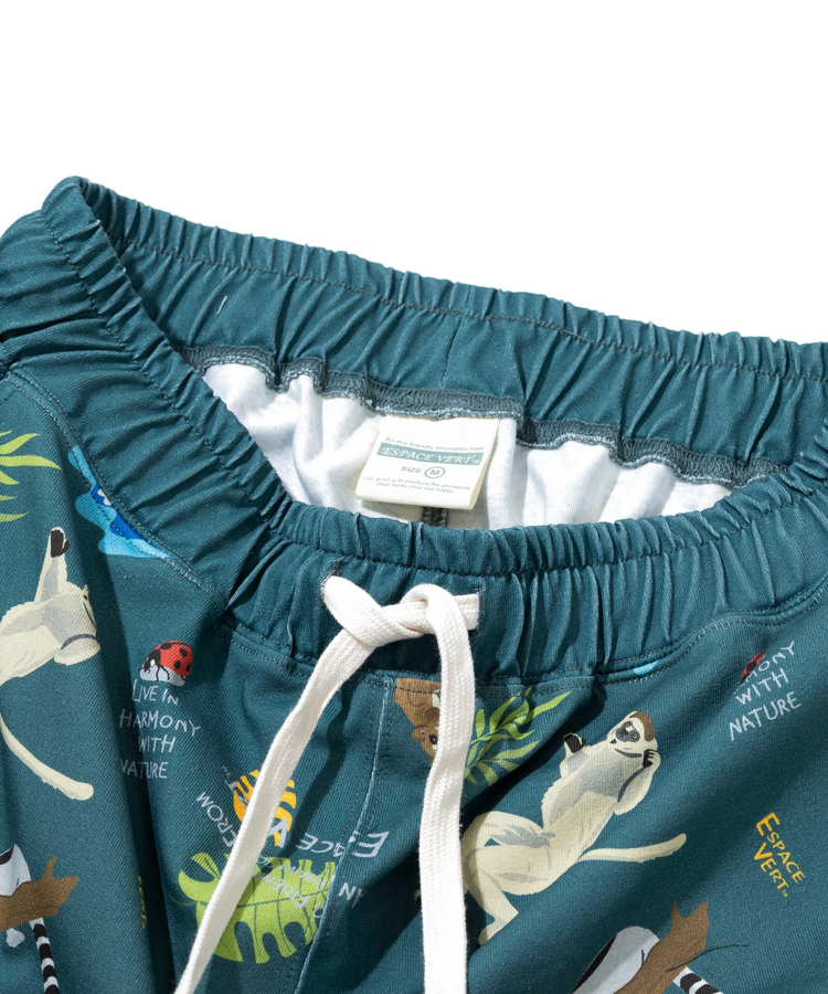 go slow caravan(ゴースローキャラバン) |【GSC別注】ESPACE VERT/エスパスヴェール 総柄マダガスカル ショートパンツ (MENS)