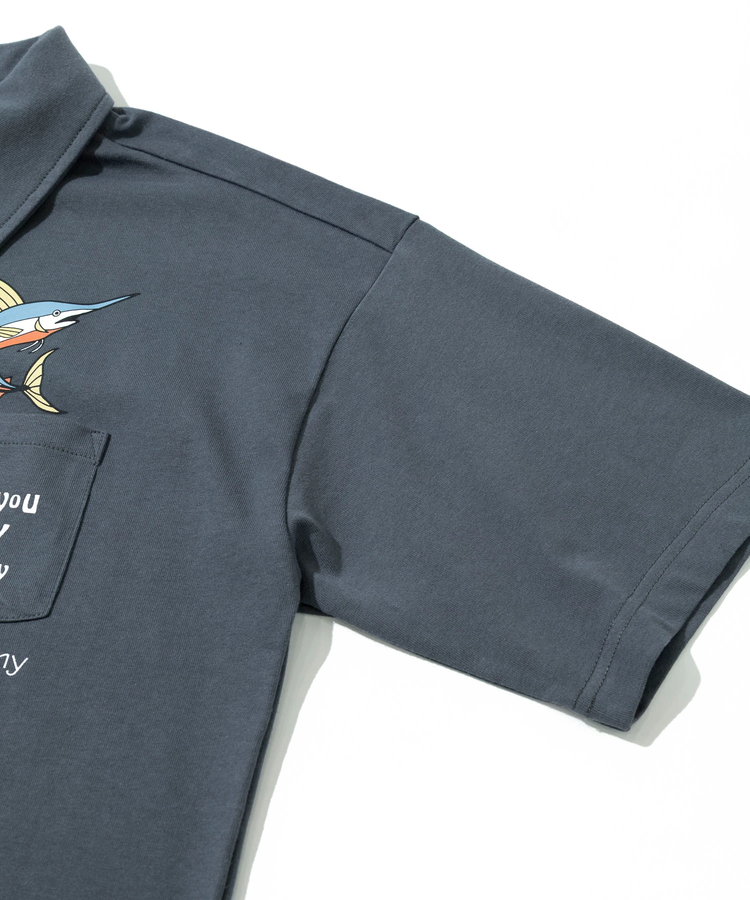 GSC別注】ESPACE VERT/エスパスヴェール カジキ S/S ポロシャツ