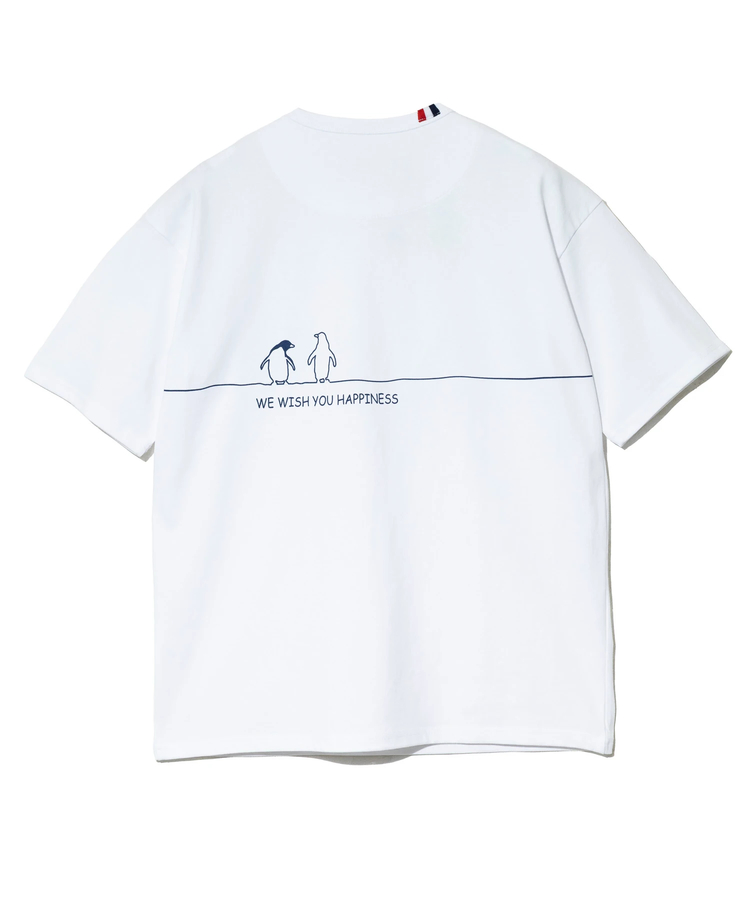 go slow caravan(ゴースローキャラバン) |【GSC別注】ESPACE VERT/エスパスヴェール ペンギン プリント S/S TEE (MENS)