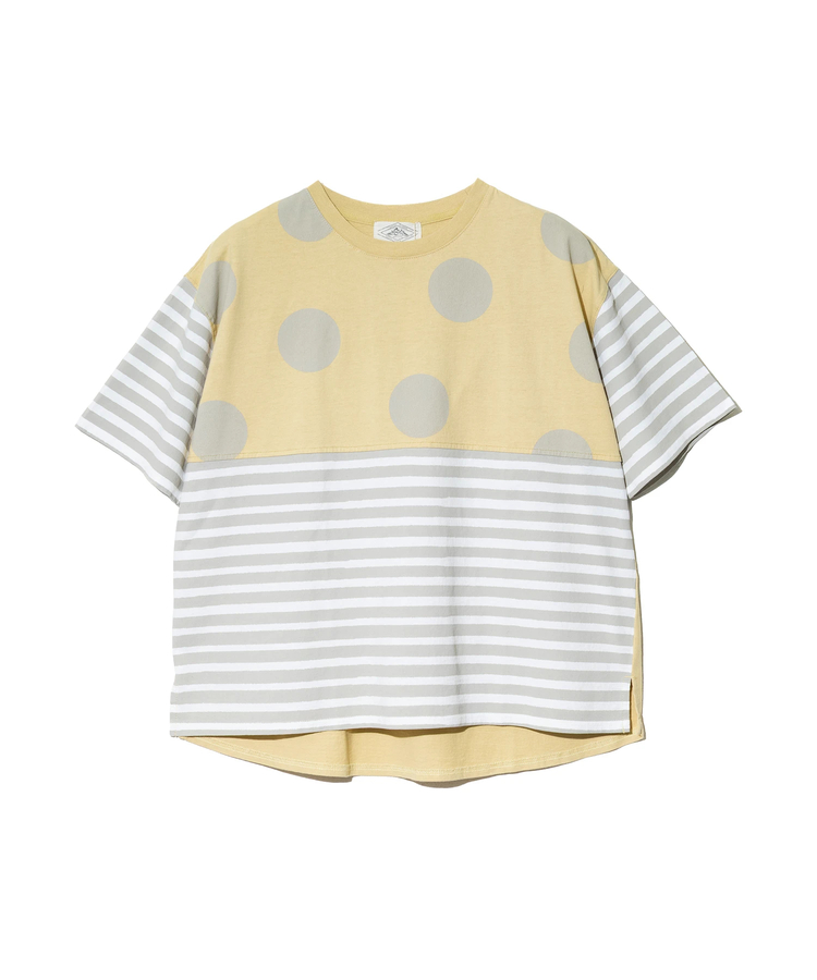 go slow caravan(ゴースローキャラバン) |JUICY/ジューシー ボーダーxドットプリントTEE (WOMENS)