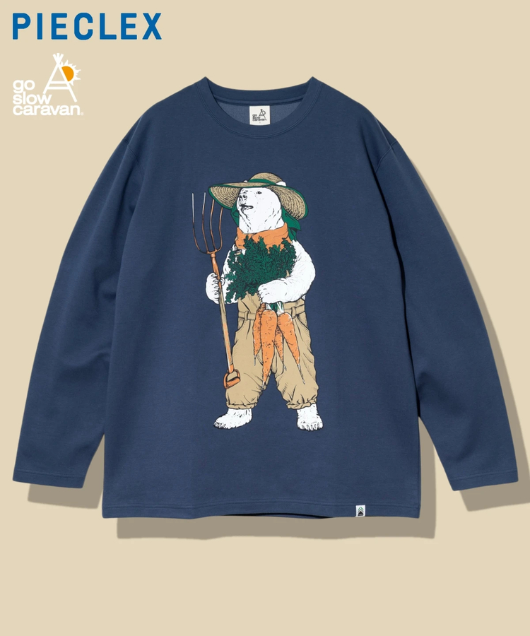 go slow caravan(ゴースローキャラバン) |PIECLEX モックロディ ファーマークマ ロングスリーブ (MENS)