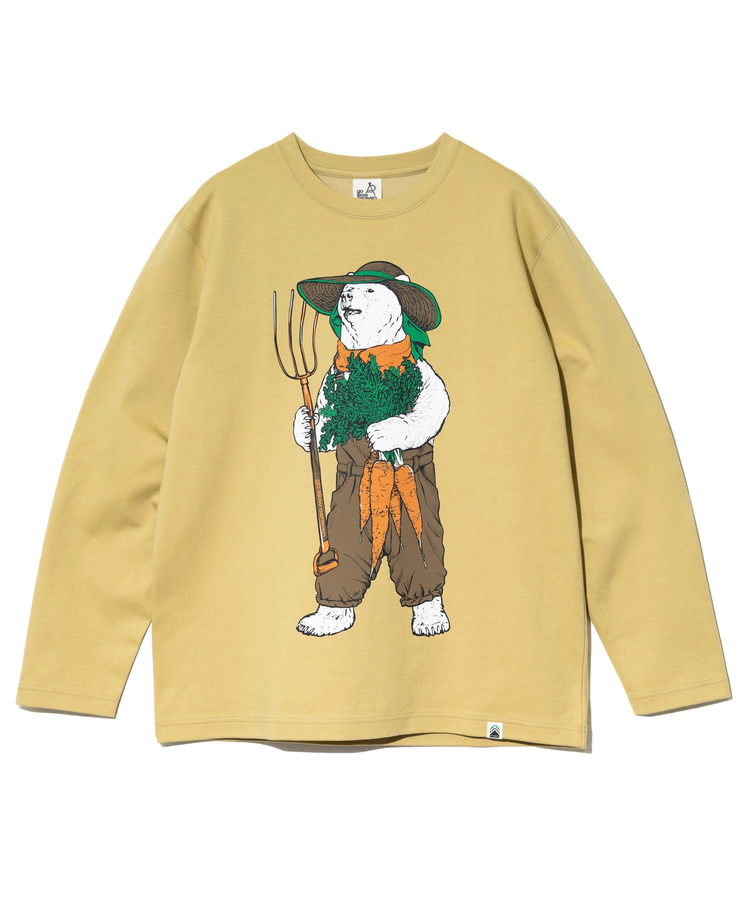 go slow caravan(ゴースローキャラバン) |PIECLEX モックロディ ファーマークマ ロングスリーブ (MENS)