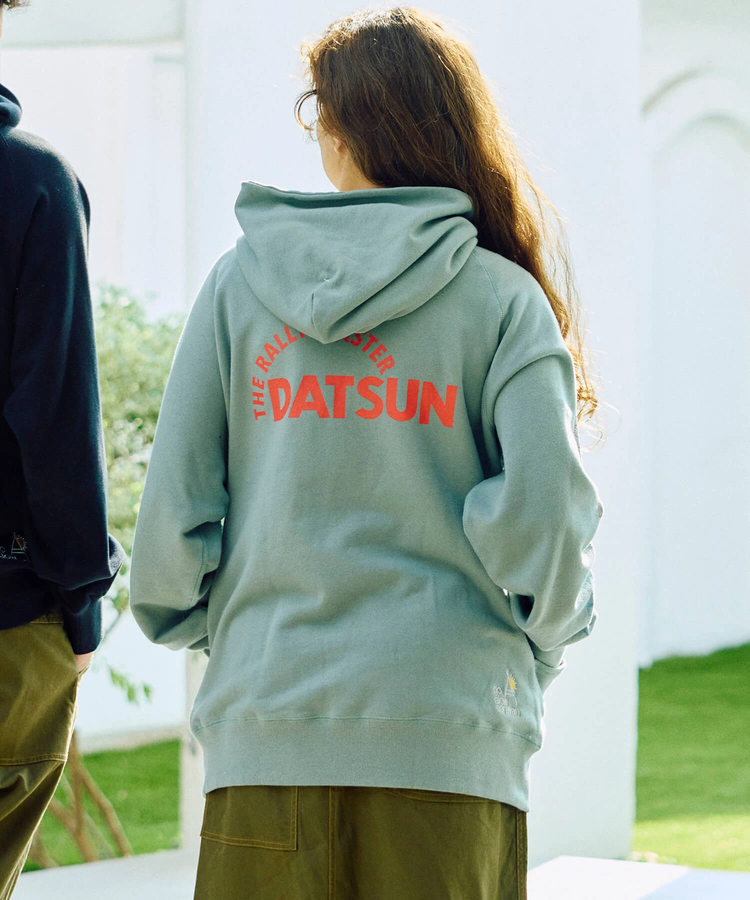 go slow caravan(ゴースローキャラバン) |【NISSAN×go slow caravan】空紡糸裏毛 VIOLET コンチョプルパーカー (MENS)