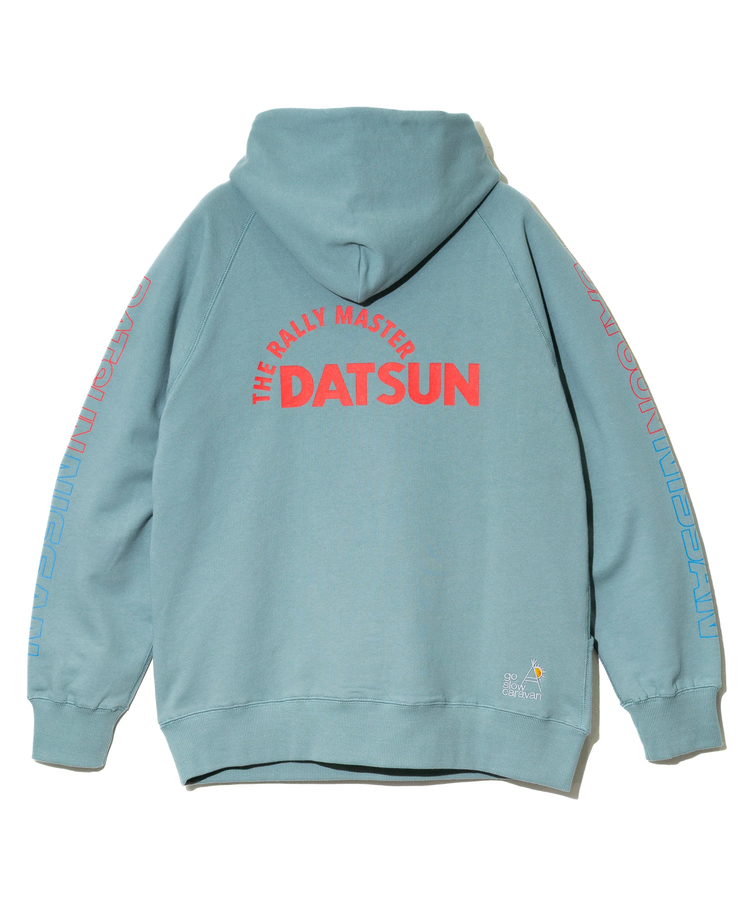 go slow caravan(ゴースローキャラバン) |【NISSAN×go slow caravan】空紡糸裏毛 VIOLET コンチョプルパーカー (MENS)