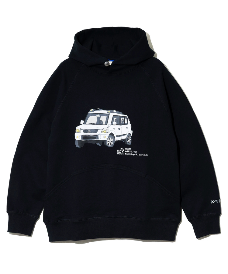 go slow caravan(ゴースローキャラバン) |【NISSAN×go slow caravan】空紡糸裏毛 X-TRAIL コンチョプルパーカー (MENS)