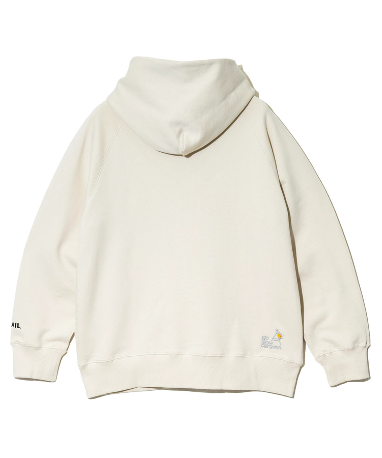 go slow caravan(ゴースローキャラバン) |【NISSAN×go slow caravan】空紡糸裏毛 X-TRAIL コンチョプルパーカー (MENS)