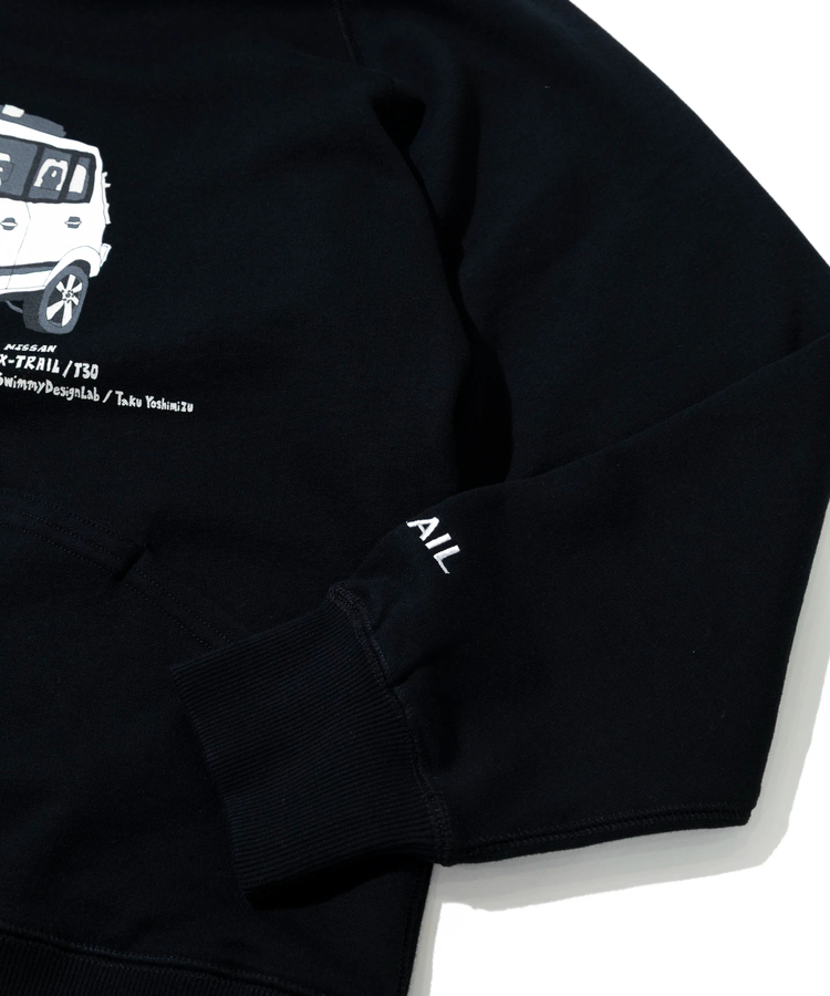 go slow caravan(ゴースローキャラバン) |【NISSAN×go slow caravan】空紡糸裏毛 X-TRAIL コンチョプルパーカー (MENS)