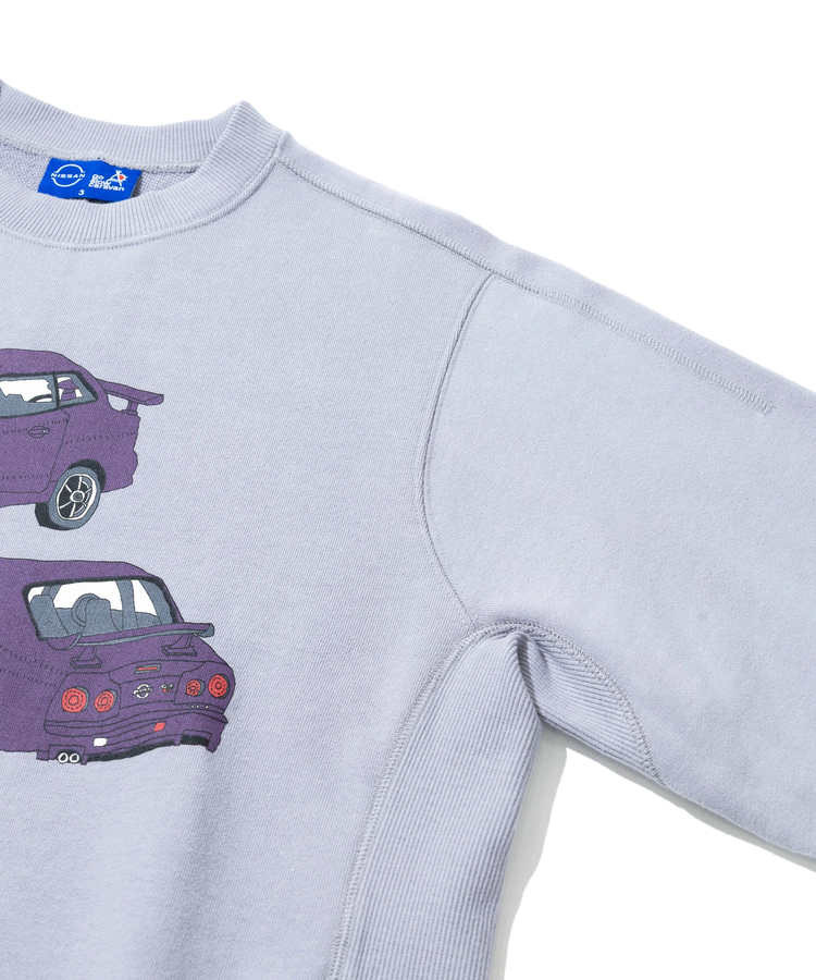 go slow caravan(ゴースローキャラバン) |【NISSAN×go slow caravan】空紡糸裏毛SKYLINE GT-R(R34) P/O (MENS)