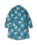 go slow caravan(ゴースローキャラバン) |ペイズリー/猫と晩酌 シャツワンピース (WOMENS)