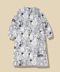 go slow caravan(ゴースローキャラバン) |アニマル/ワッペン ノーカラーシャツワンピース (WOMENS)