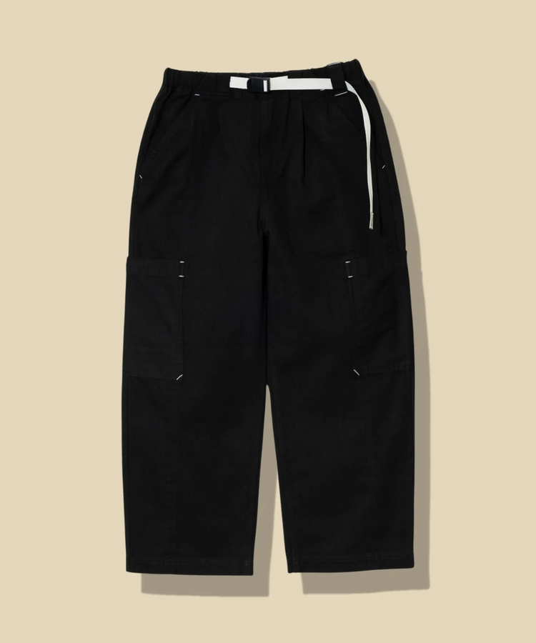 go slow caravan(ゴースローキャラバン) |COTTONツイル カラーステッチサイドポケットパンツ (WOMENS)
