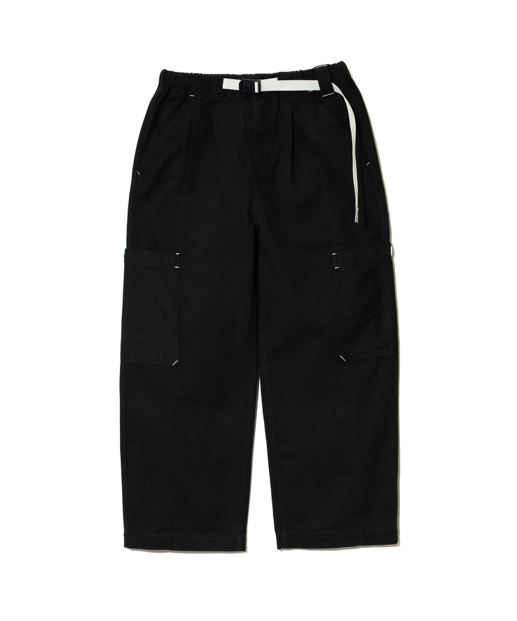 go slow caravan(ゴースローキャラバン) |COTTONツイル カラーステッチサイドポケットパンツ (WOMENS)