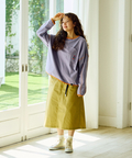 go slow caravan(ゴースローキャラバン) |ストレッチキャンバスベイカースカート (WOMENS)