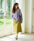 go slow caravan(ゴースローキャラバン) |ストレッチキャンバスベイカースカート (WOMENS)