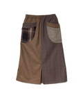 go slow caravan(ゴースローキャラバン) |WOOL LIKE FABRICクレイジー脇ポケスカート (WOMENS) 