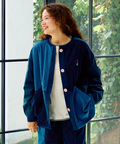 go slow caravan(ゴースローキャラバン) |コーデュロイ切替BIGポケットJK (WOMENS)
