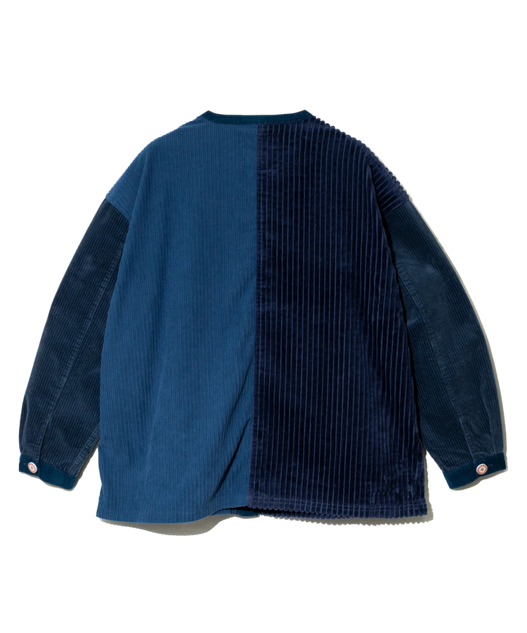 go slow caravan(ゴースローキャラバン) |コーデュロイ切替BIGポケットJK (WOMENS)