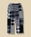 go slow caravan(ゴースローキャラバン) |ネルチェックパッチワークパンツ (WOMENS)