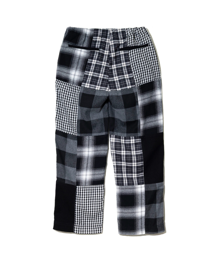 go slow caravan(ゴースローキャラバン) |ネルチェックパッチワークパンツ (WOMENS)