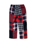 go slow caravan(ゴースローキャラバン) |ネルチェックパッチワークパンツ (WOMENS)