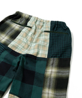 go slow caravan(ゴースローキャラバン) |ネルチェックパッチワークパンツ (WOMENS)