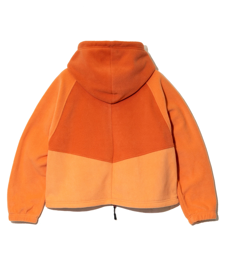 go slow caravan(ゴースローキャラバン) |切替フリースショートZIPパーカーJK (WOMENS)