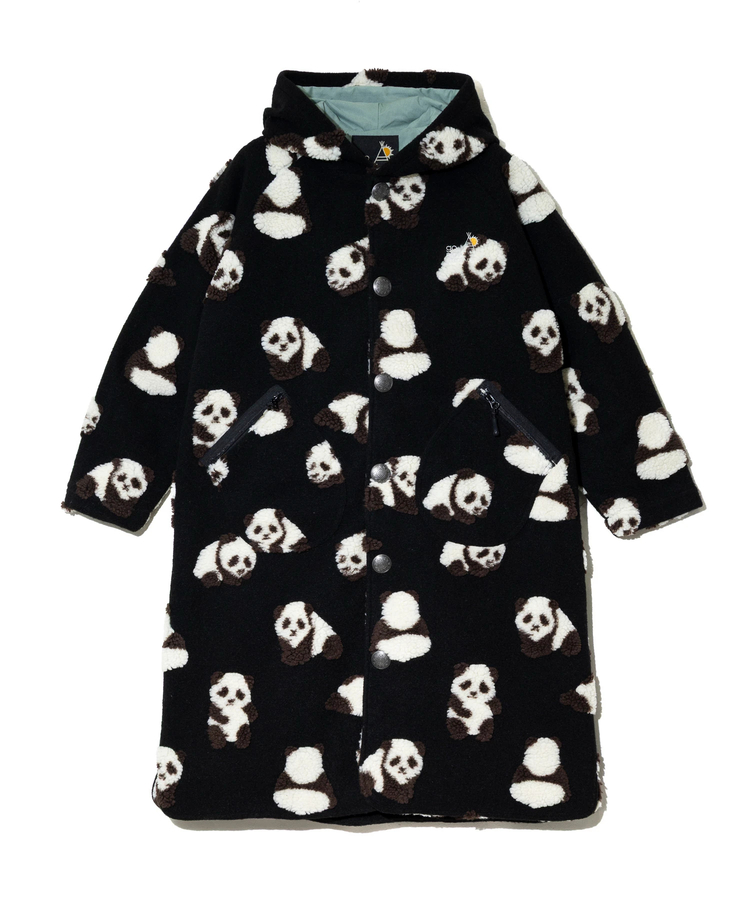 go slow caravan(ゴースローキャラバン) |オリジナルジャガードボアコンチョコート (WOMENS)