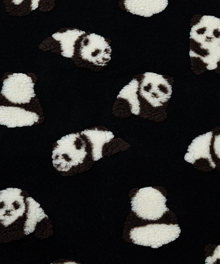 go slow caravan(ゴースローキャラバン) |オリジナルジャガードボアコンチョコート (WOMENS)