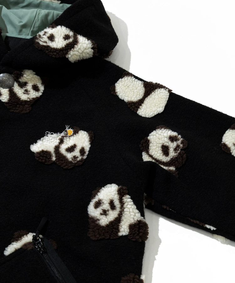 go slow caravan(ゴースローキャラバン) |オリジナルジャガードボアコンチョコート (WOMENS)