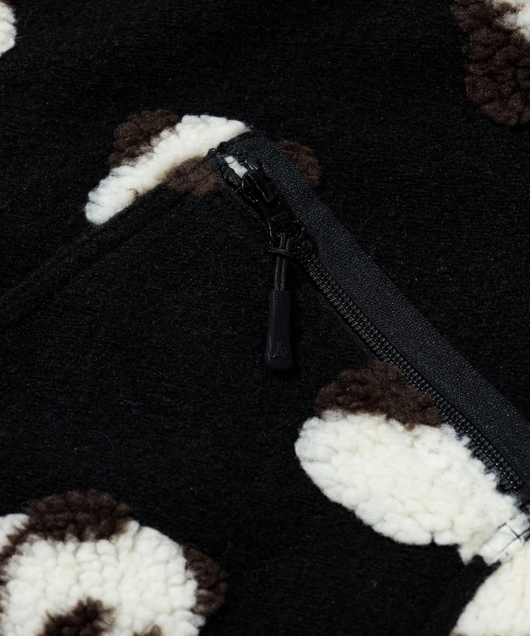 go slow caravan(ゴースローキャラバン) |オリジナルジャガードボアコンチョコート (WOMENS)