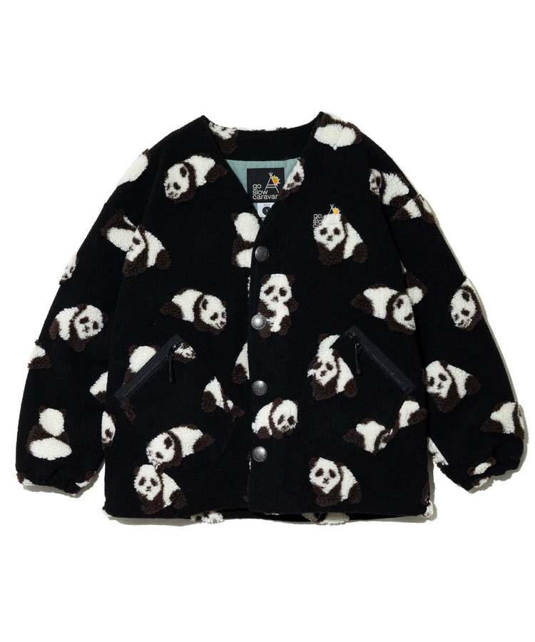 go slow caravan(ゴースローキャラバン) |オリジナルジャガードボアコンチョカーデ (WOMENS)