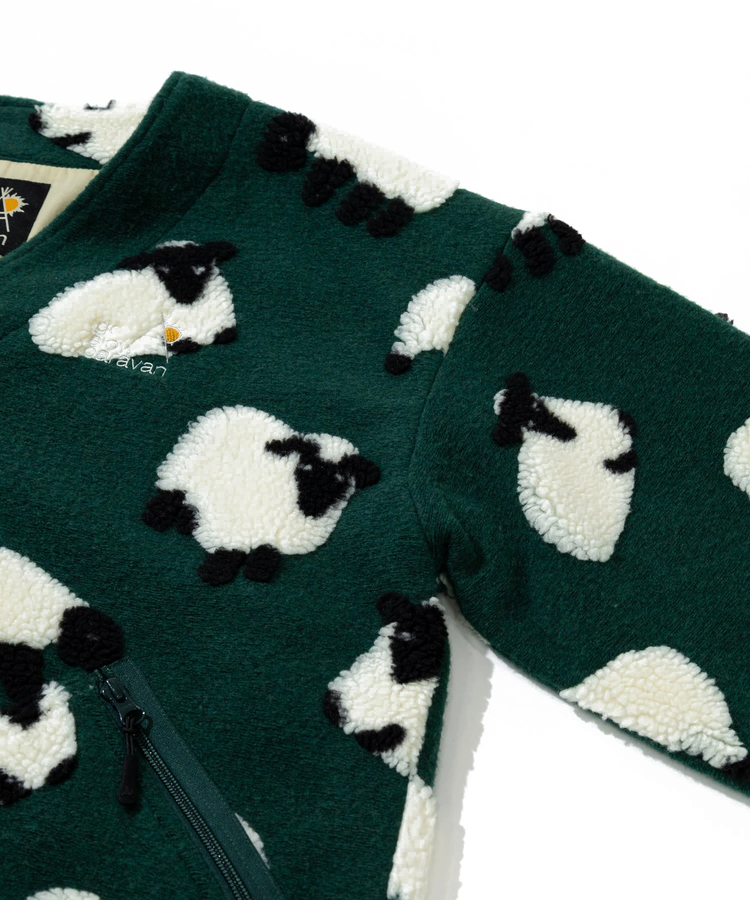 go slow caravan(ゴースローキャラバン) |オリジナルジャガードボアコンチョカーデ (WOMENS)