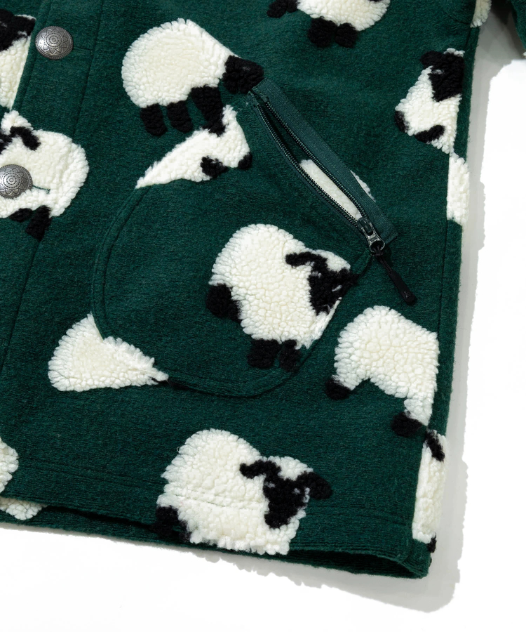 go slow caravan(ゴースローキャラバン) |オリジナルジャガードボアコンチョカーデ (WOMENS)