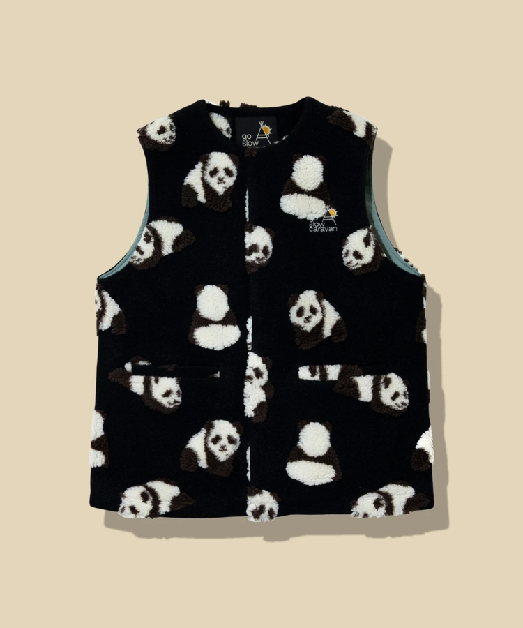go slow caravan(ゴースローキャラバン) |オリジナルジャガードボアベスト (WOMENS)