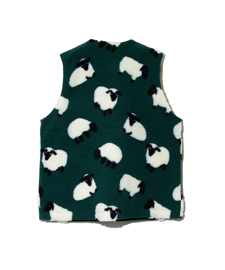 go slow caravan(ゴースローキャラバン) |オリジナルジャガードボアベスト (WOMENS)