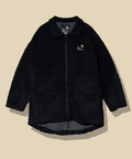 go slow caravan(ゴースローキャラバン) |ボア×フリース パッチワークコート (WOMENS)